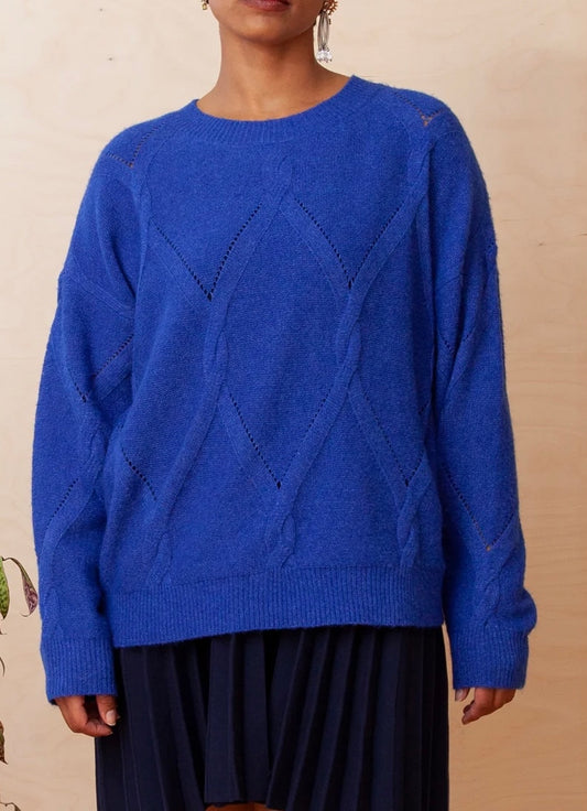 Kerisma Saphire blue panera sweater top
