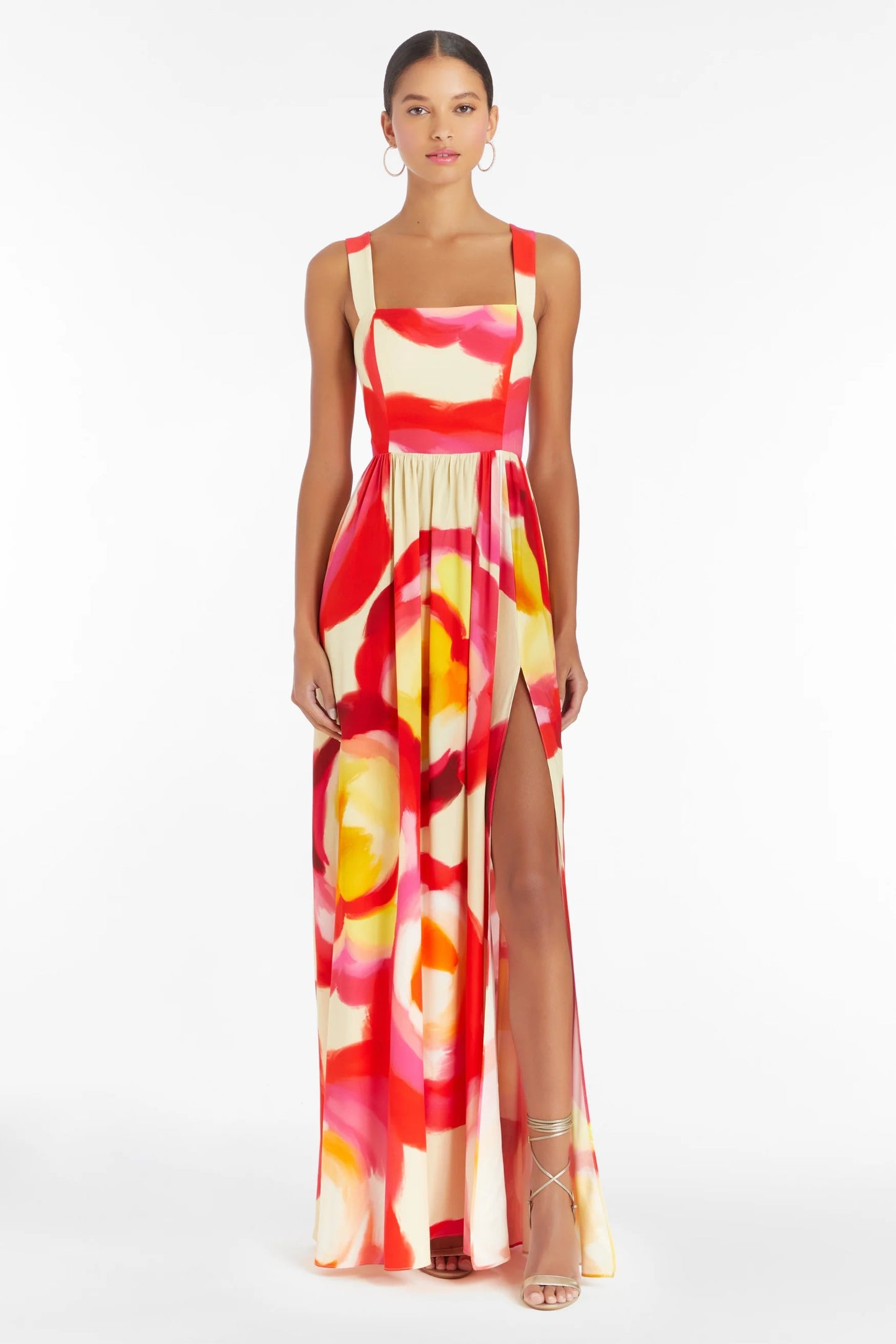 Amanda Uprichard Florence Maxi dress in asteria