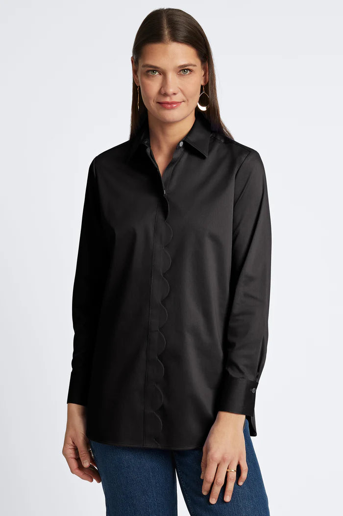 LAYLA SCALLOP Top FoxCroft