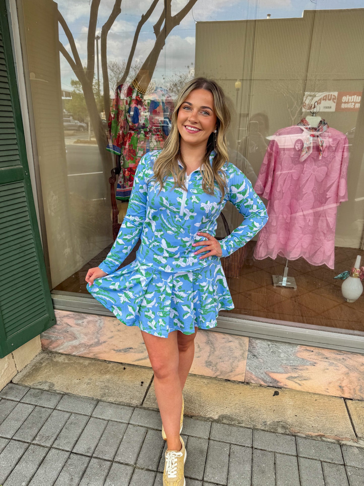 CK Bradley sutra half zip- lingren tahitian tide