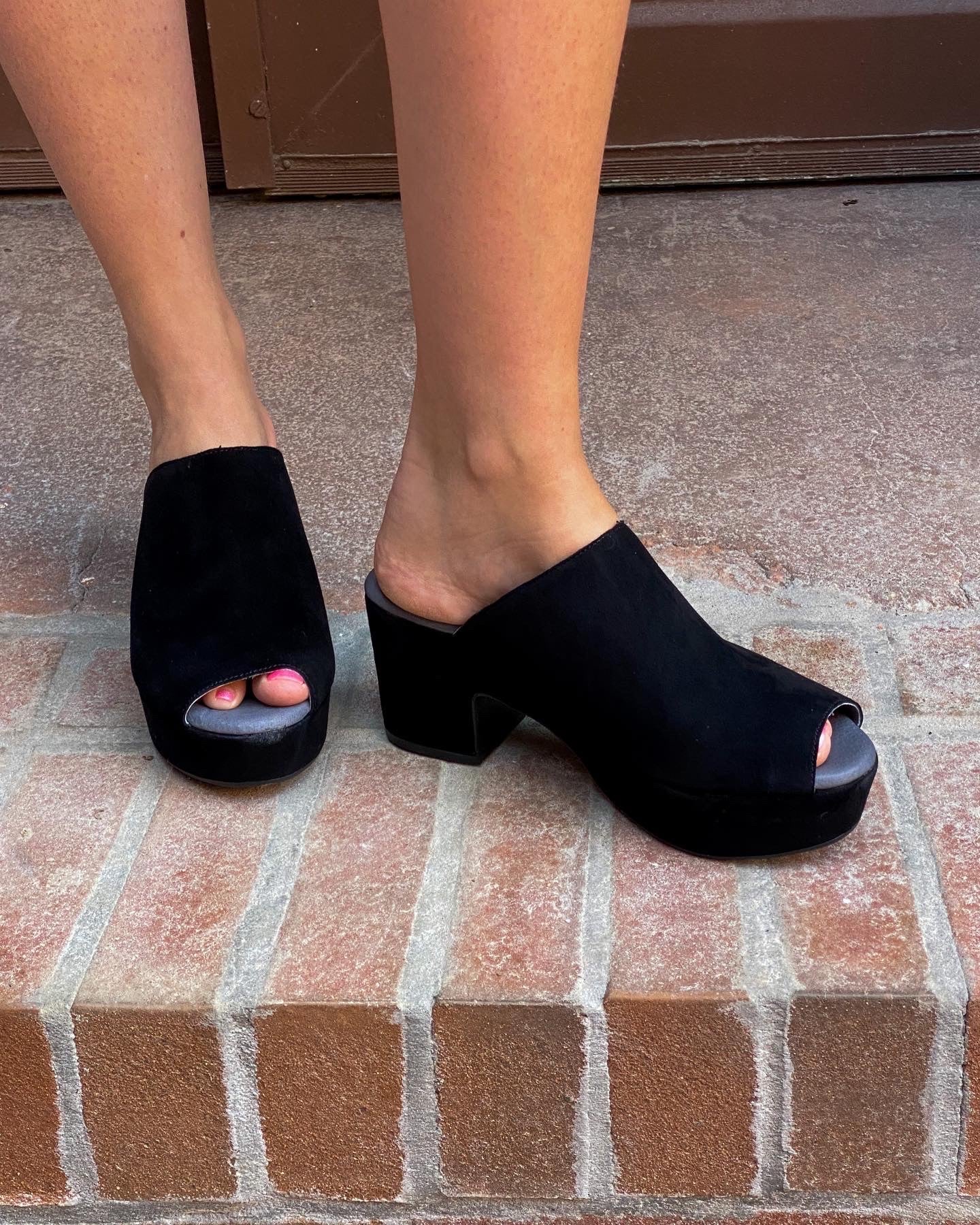 Chocolat Blu Garnet Black Suede