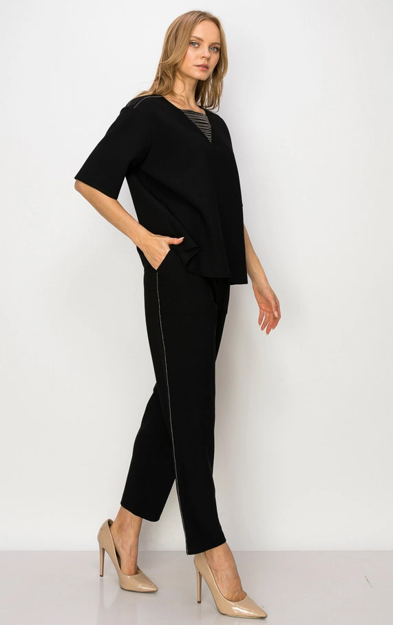 Ashby black top and pant set