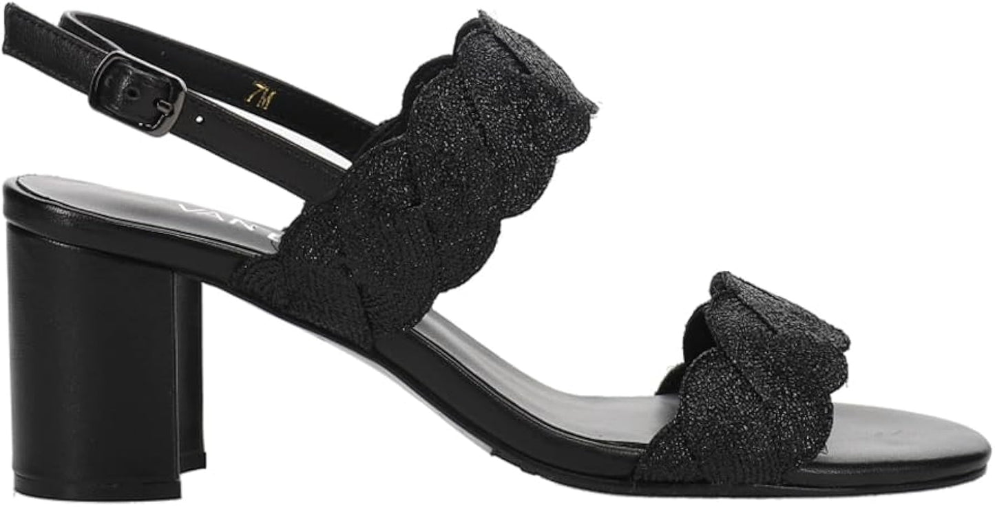 Vaneli Lettie black heel shoe