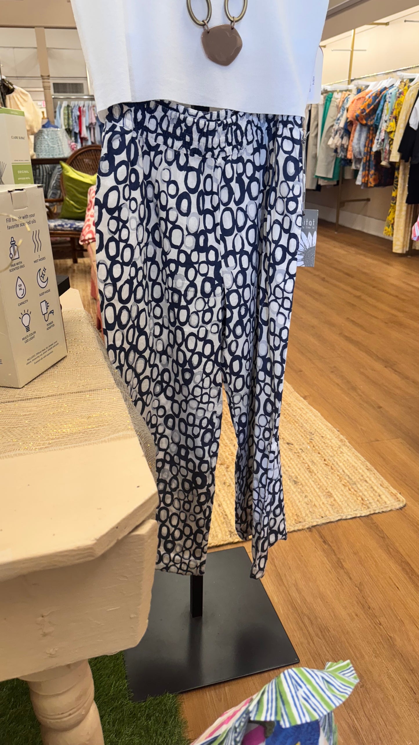 LINEN CIRCLE EASY FLOOD PANT