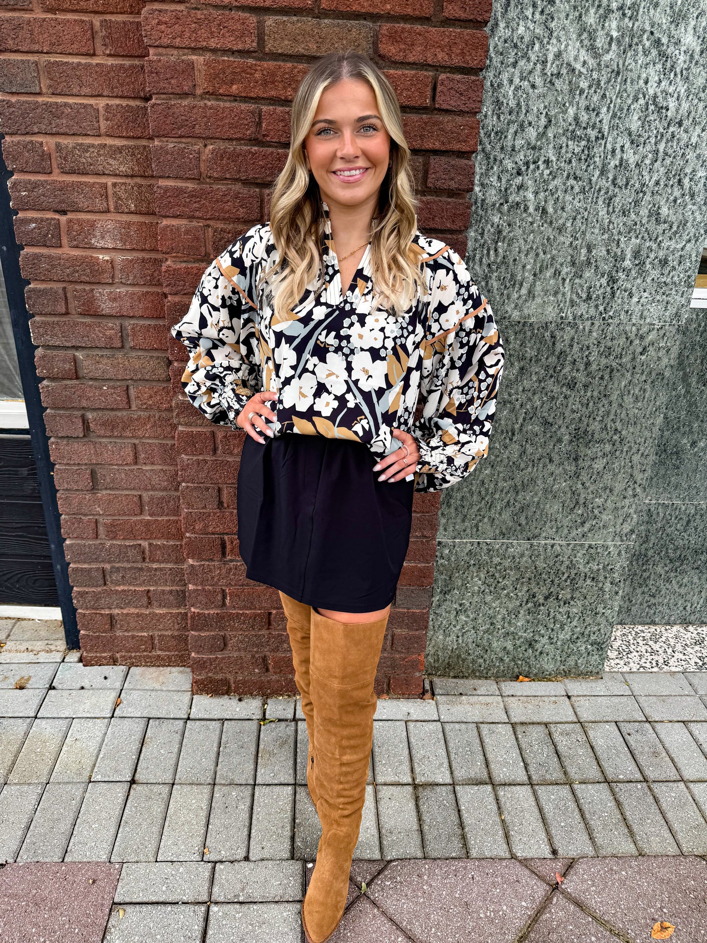 Nyra Slouch Boot in Warm Camel shoe