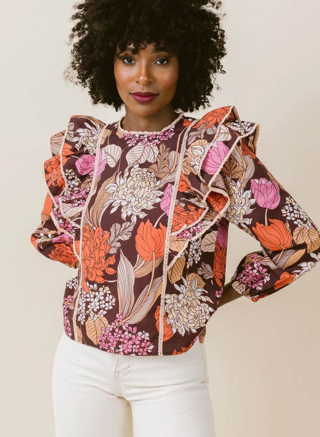 Laroque claire top
