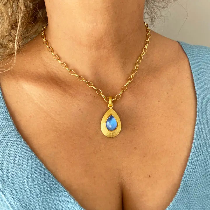 betty carre Lydian Necklace *tanzanite