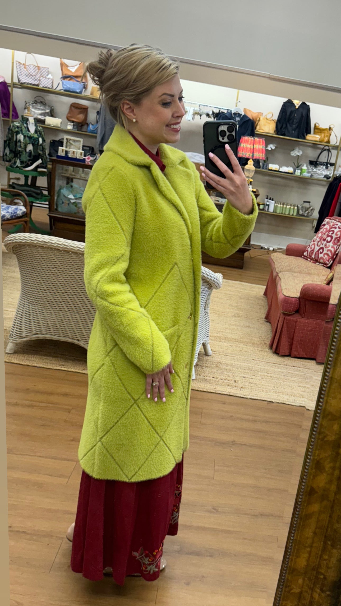 joseph ribkoff jacket in wasabi