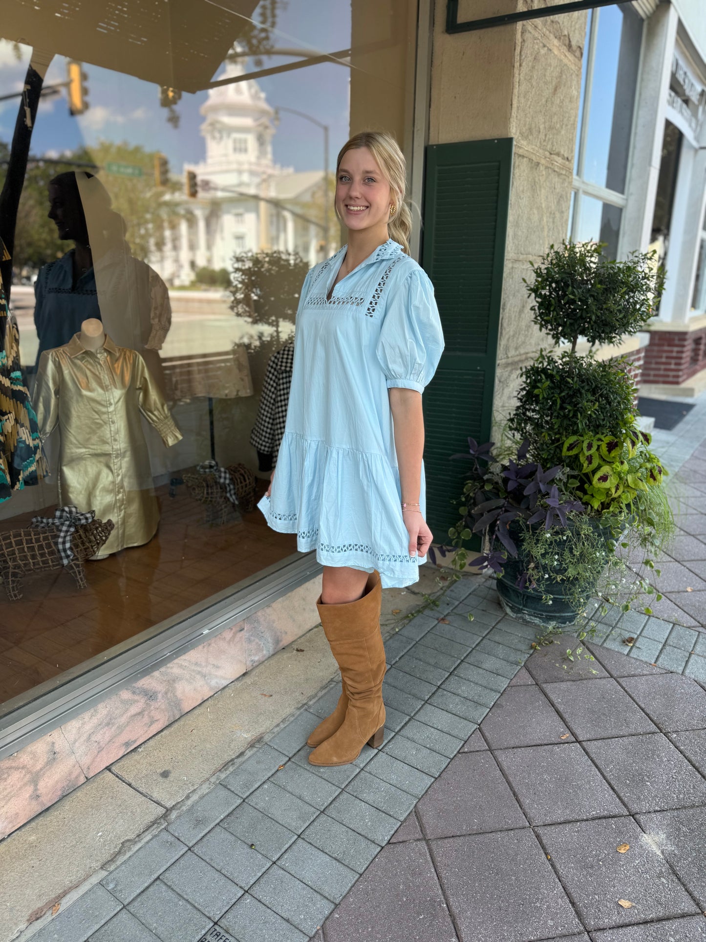 Nyra Slouch Boot in Warm Camel shoe