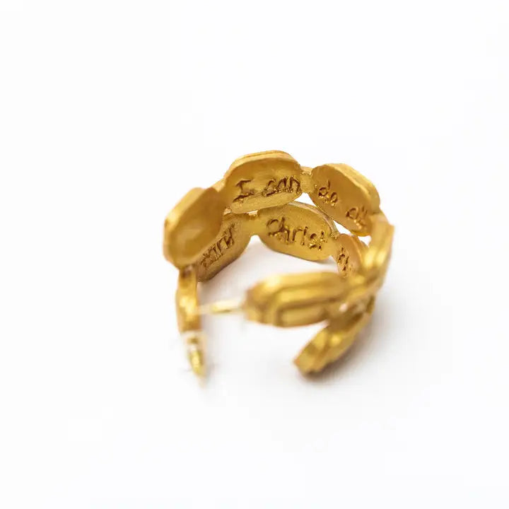 Hidden truth Chain Breaker Hoops earrings