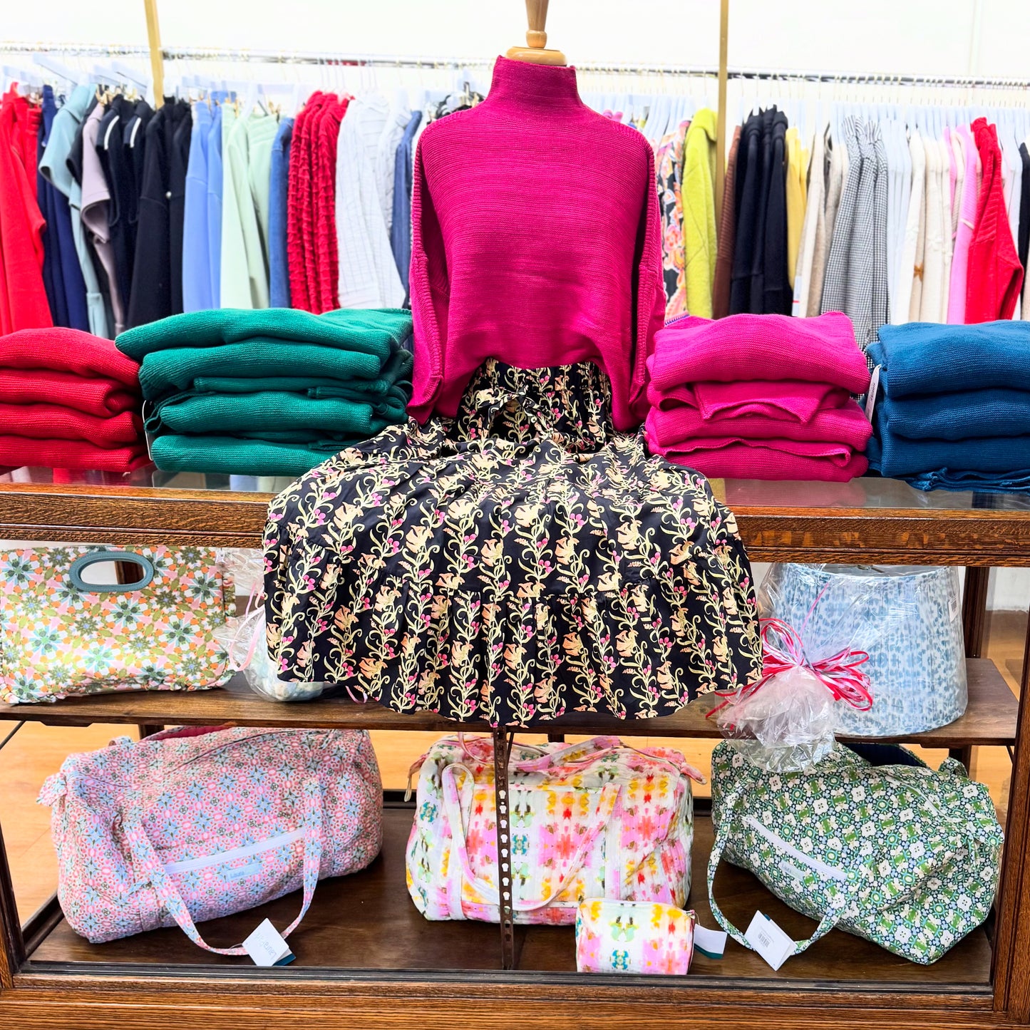 kerisma fuschia boho sweater one size