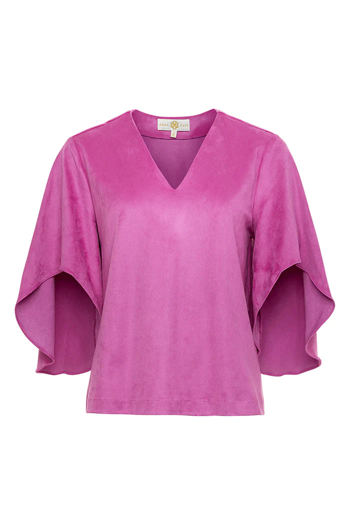 Anna Cate Nina suede top