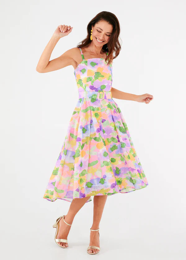 Abbey glass Annabelle dress floral pop eyelet dress