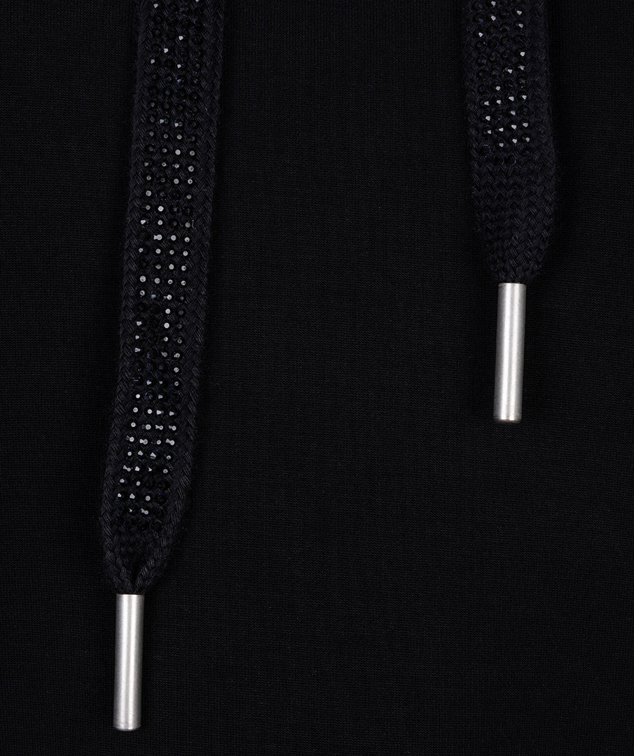 esqualo modal hoodie black