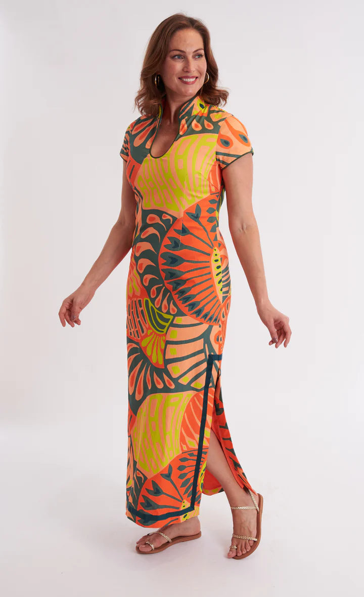 Tarpon Dress - p Pumpkin