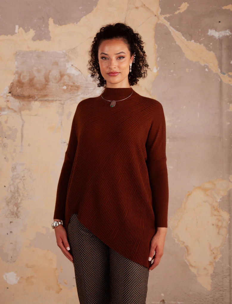 kerisma Sultana Top toffee brown