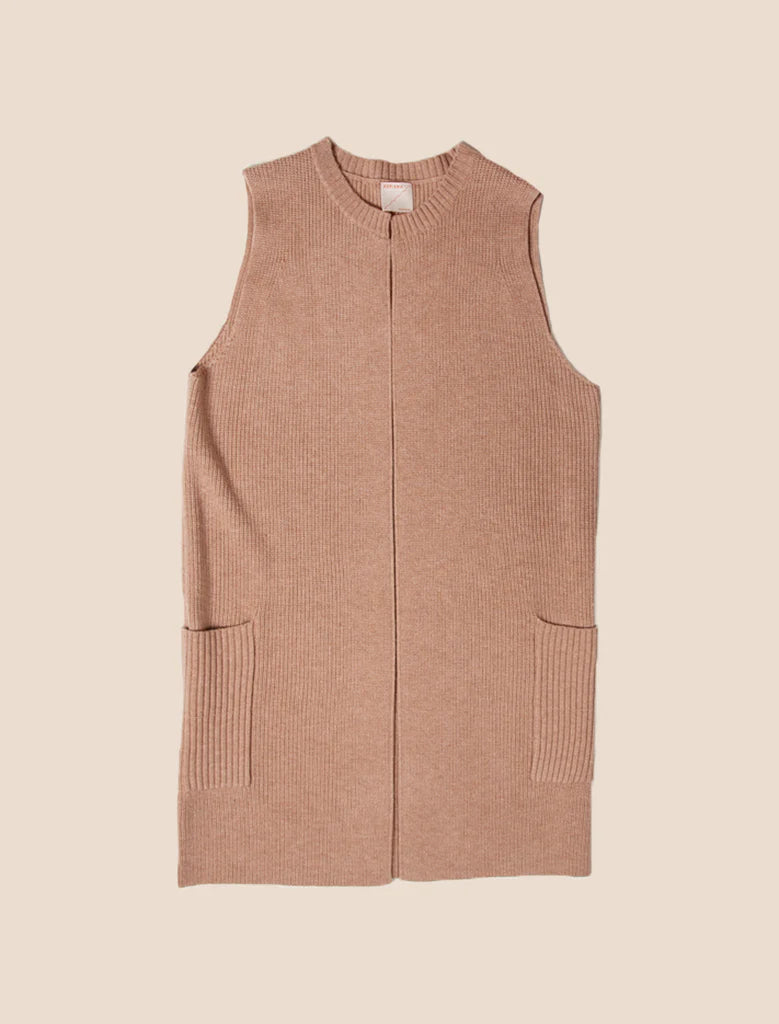 Kerisma camel jordana long vest
