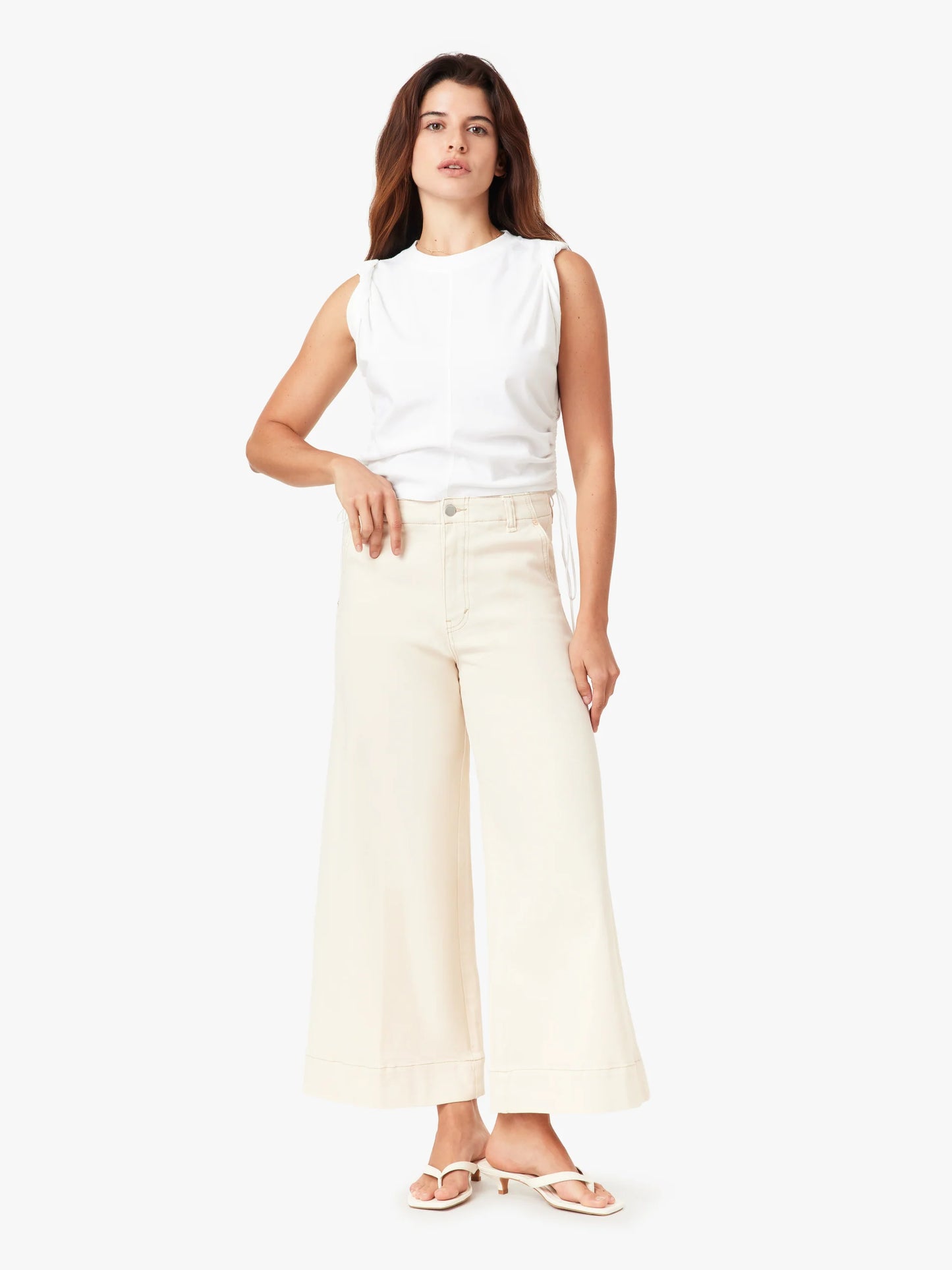 Habitual ADDIE GAUCHO ecru pants