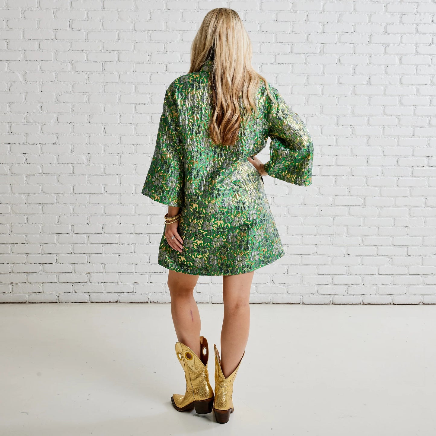 Kristin Jacquard Dress Ivy