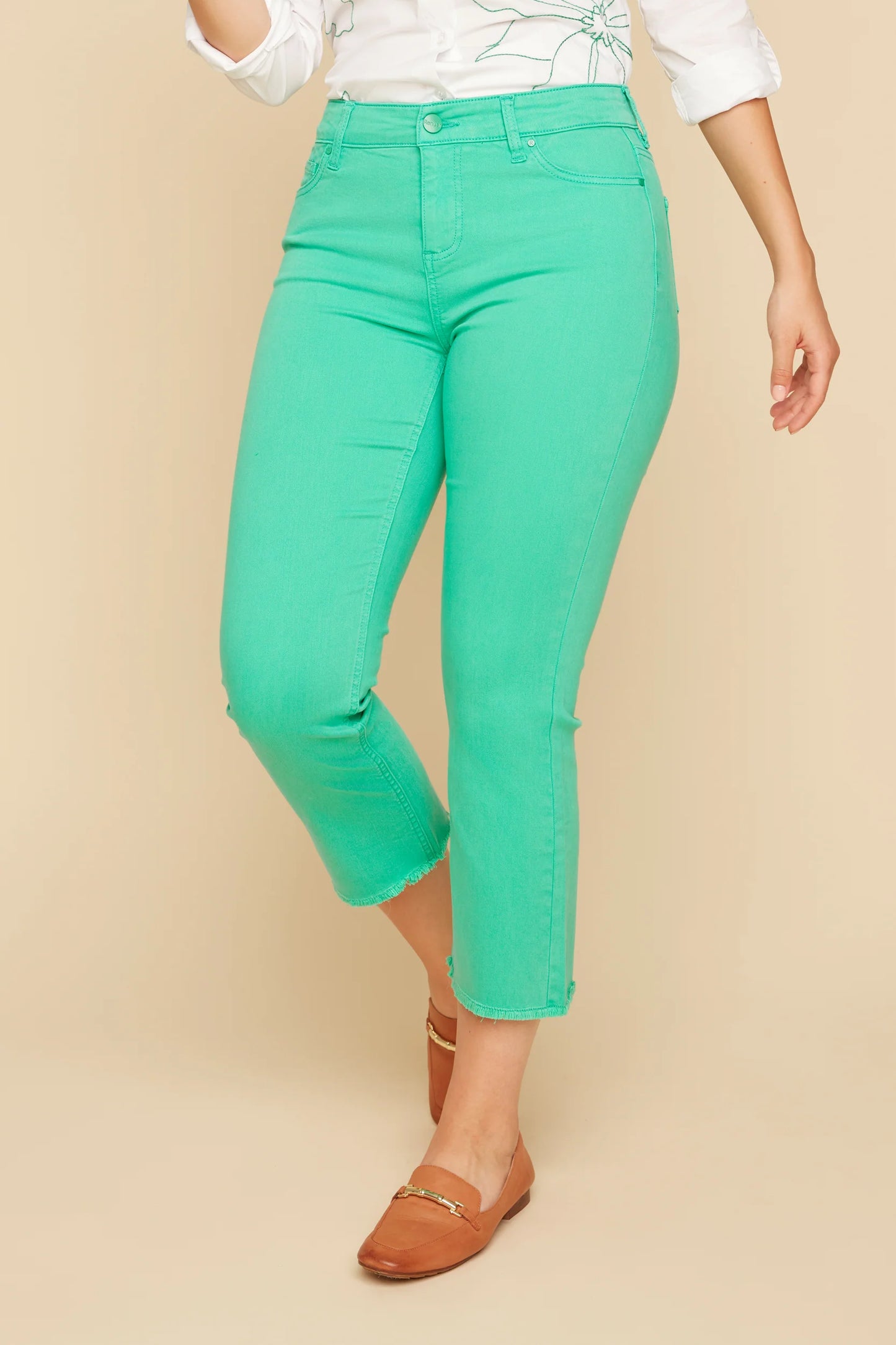 Renuar Jade cropped jean