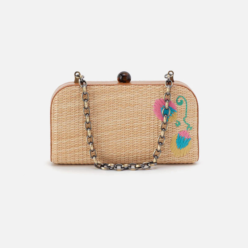 Hobo Lauren Minaudiere straw bag
