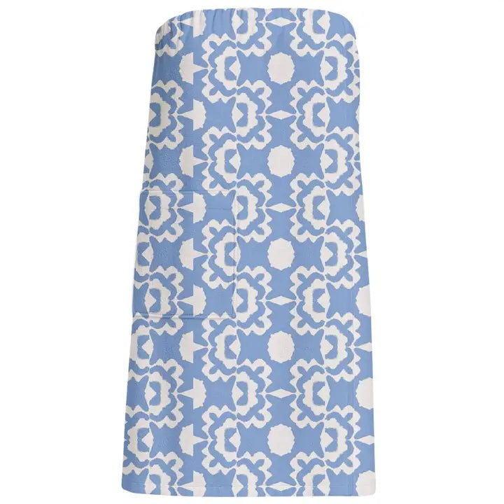 laura park aspen chambray bath wrap