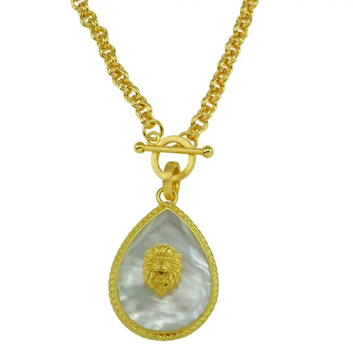 betty carre Ephesus Necklace mother of pearl