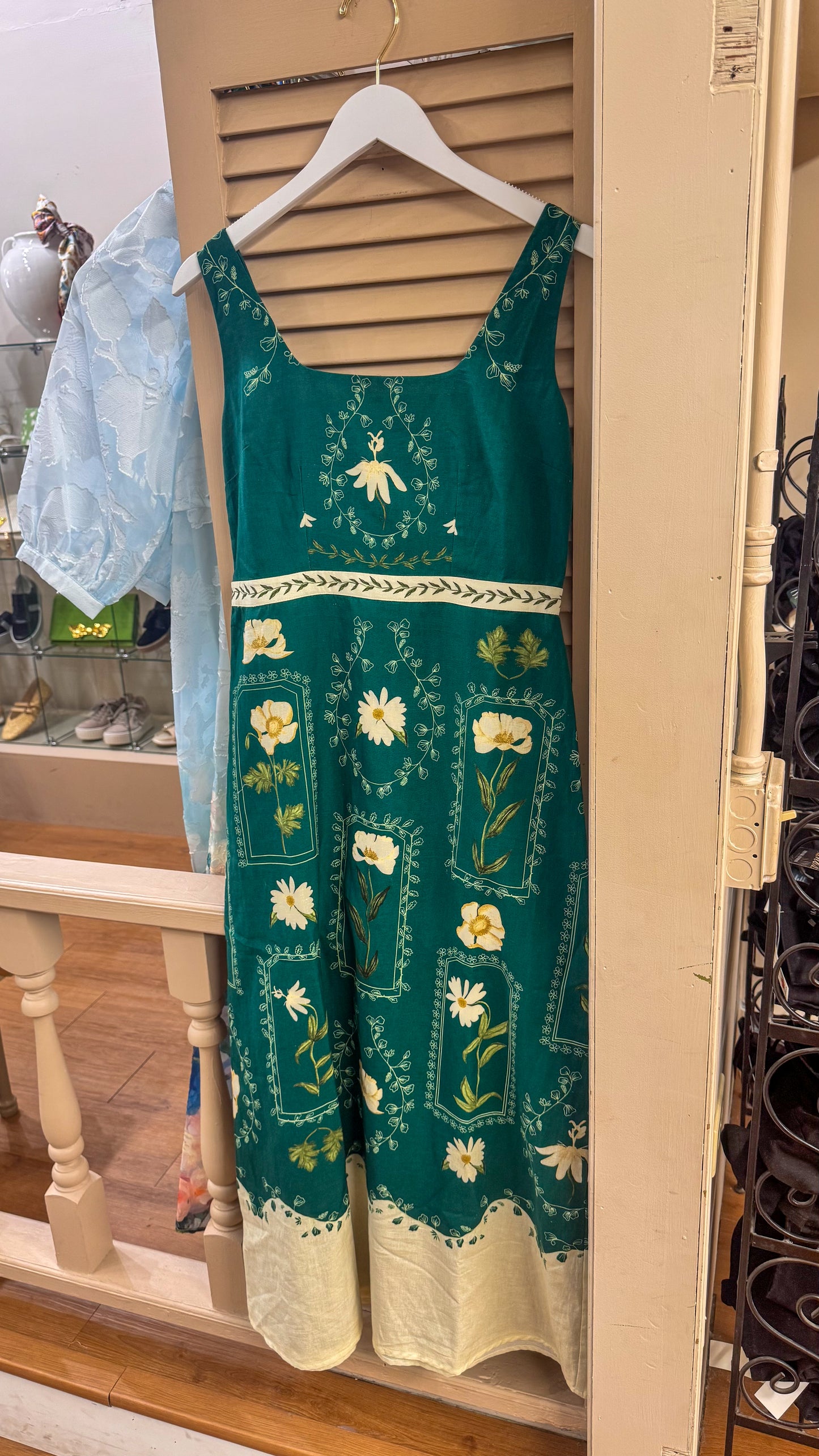 anna cate minnie midi tea steam dress