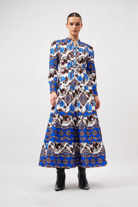 Beyond by Vera Sissi dress atlas cobalt