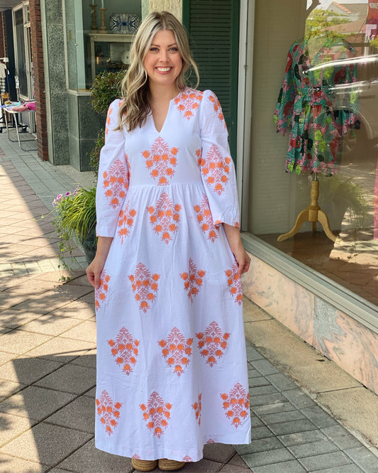 Tyler Boe Lana Embroidered Maxi Dress