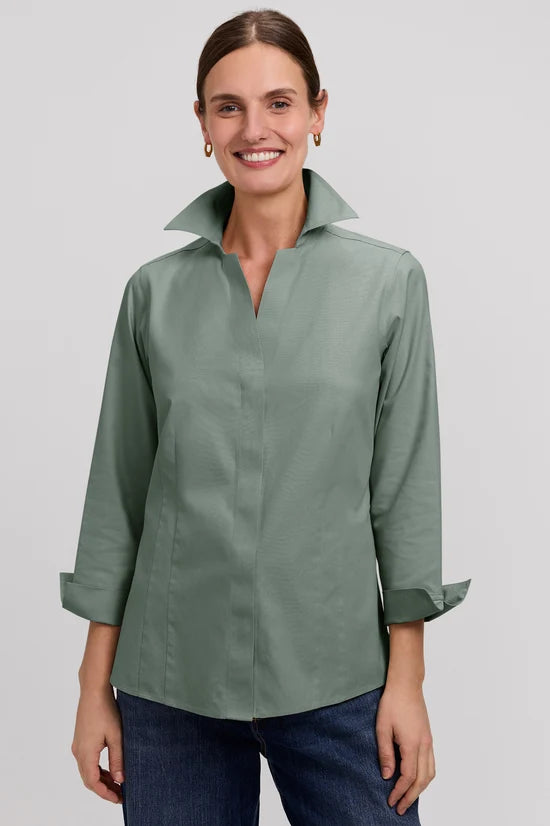 Foxcroft Soft Olive Taylor Shirt