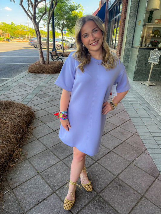 spanx mini t dress anemone