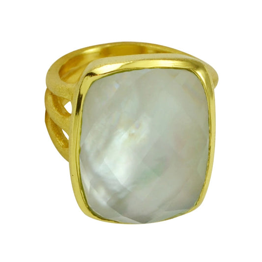 betty carre  Linea Ring  7, Mother of Pearl