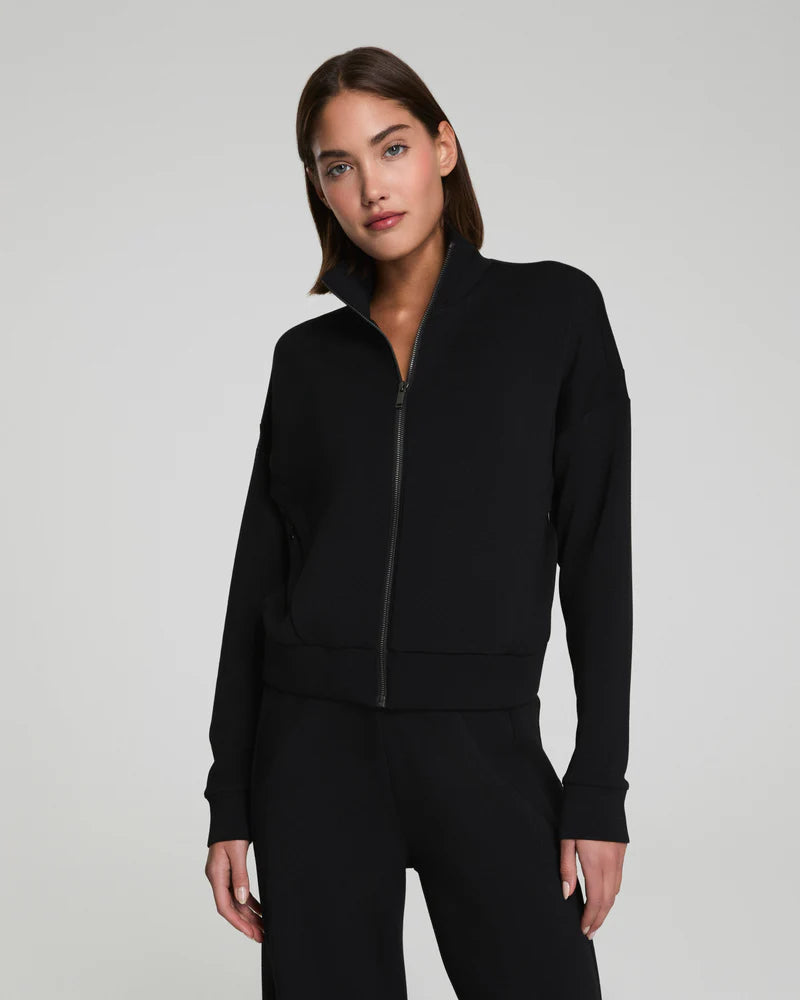 Spanx Black Track Jacket