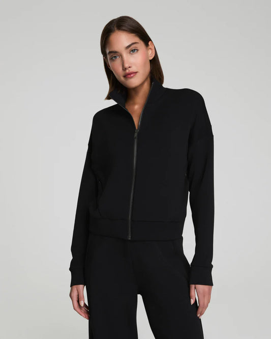 Spanx Black Track Jacket