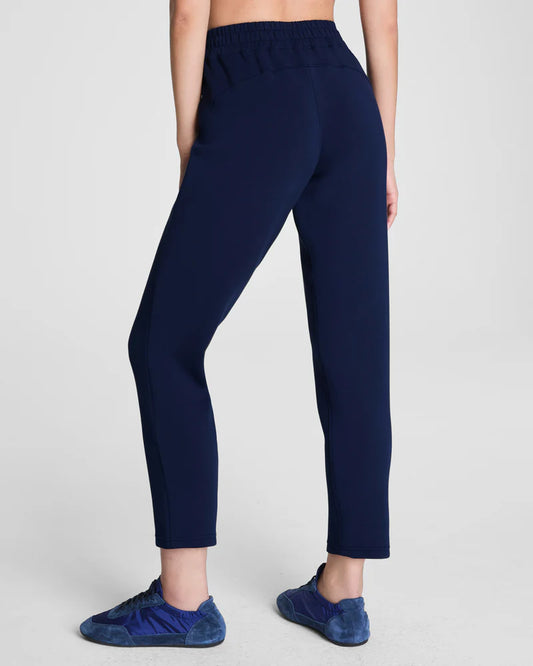 Spanx Navy Slim Straight Pant