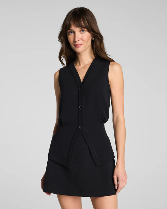 spanx french rib vest top