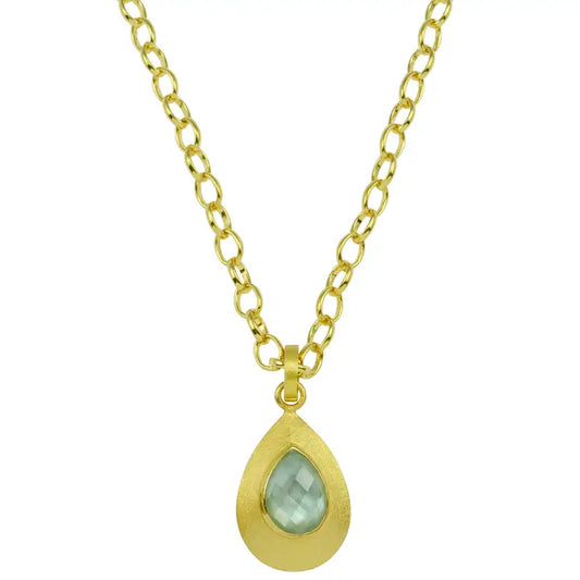 betty carre lydian necklace aqua mist