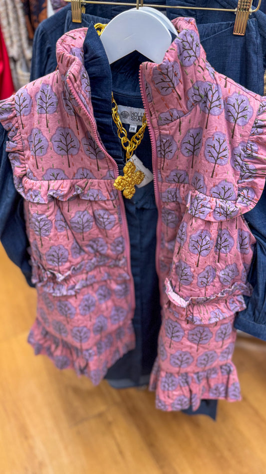 ivy jane kantha stitched vest