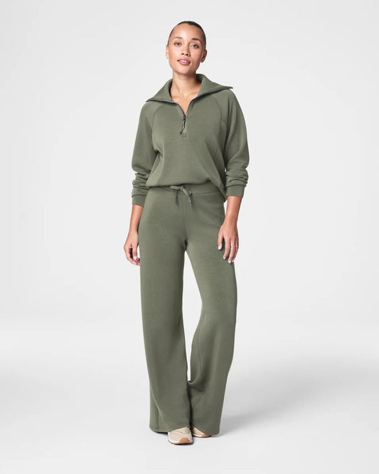 spanx wide leg pant in clover