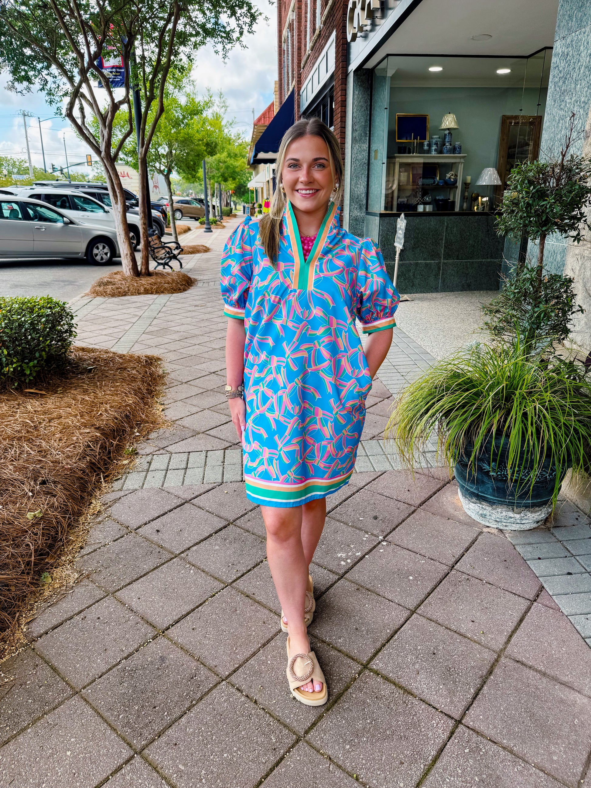 pastel collar dress SSYS Annalise Pastel Tweed Zip Collar Dress