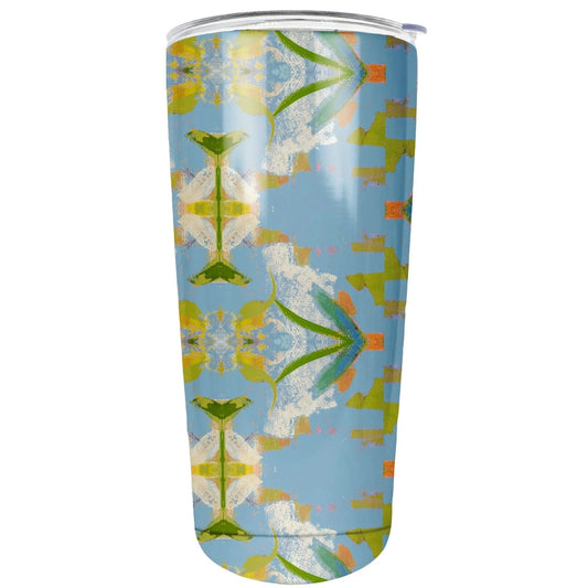 Laura Park English Garden Blue Tall Tumbler