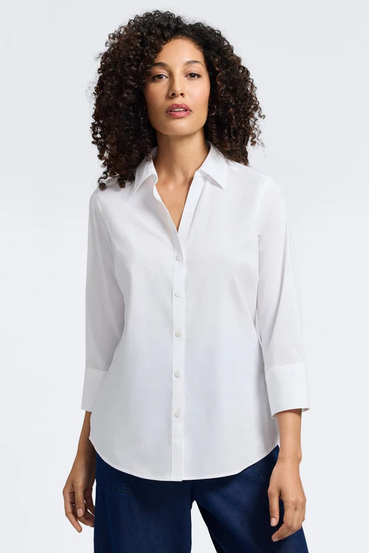 foxcroft mary white top