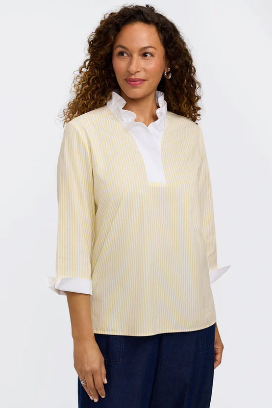 foxcroft tammy stripe top