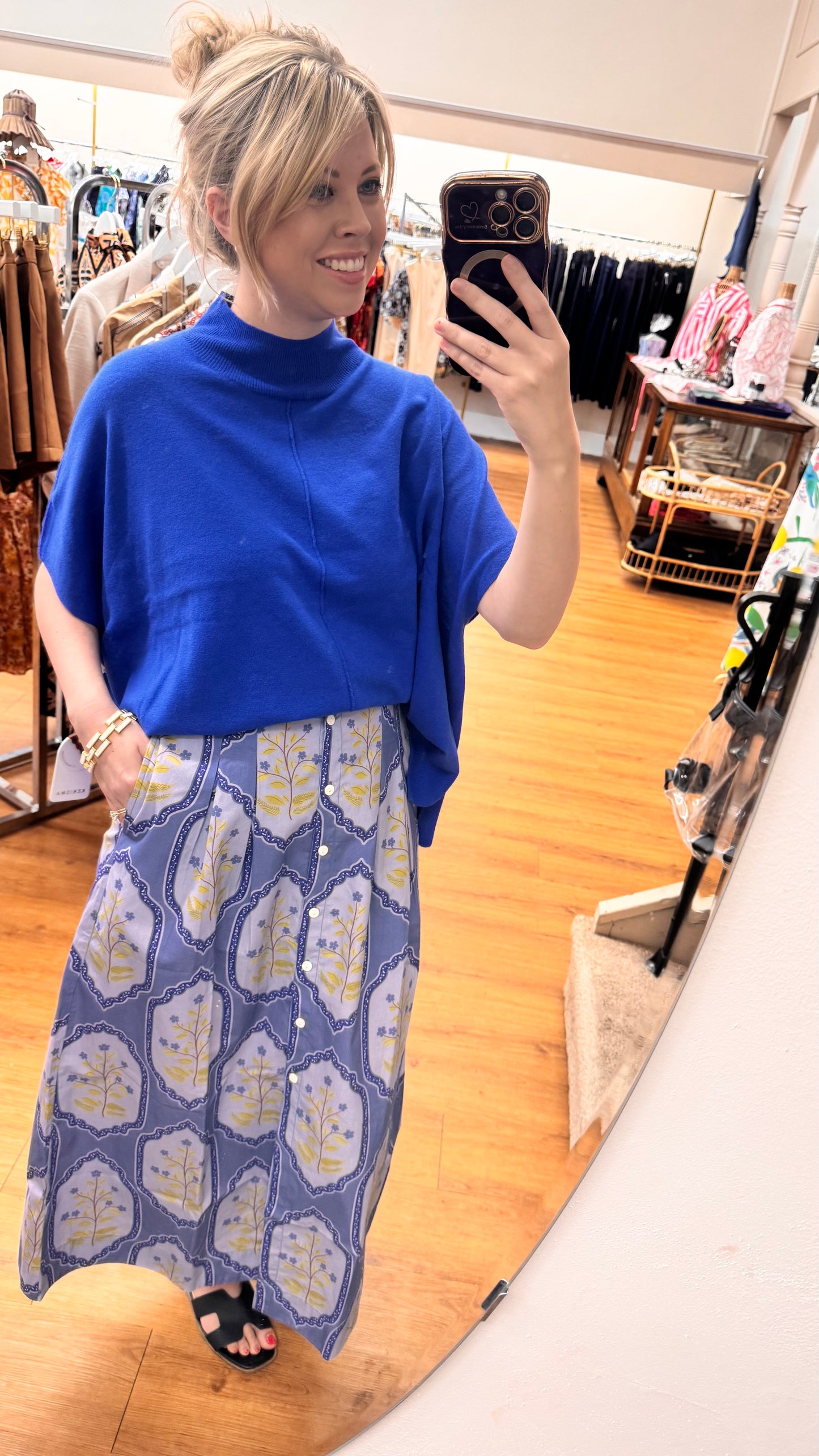 LIVRO  SCOUT SKIRT, DUSTY TRELLIS
