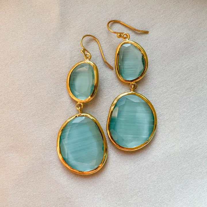 Two drop earrings