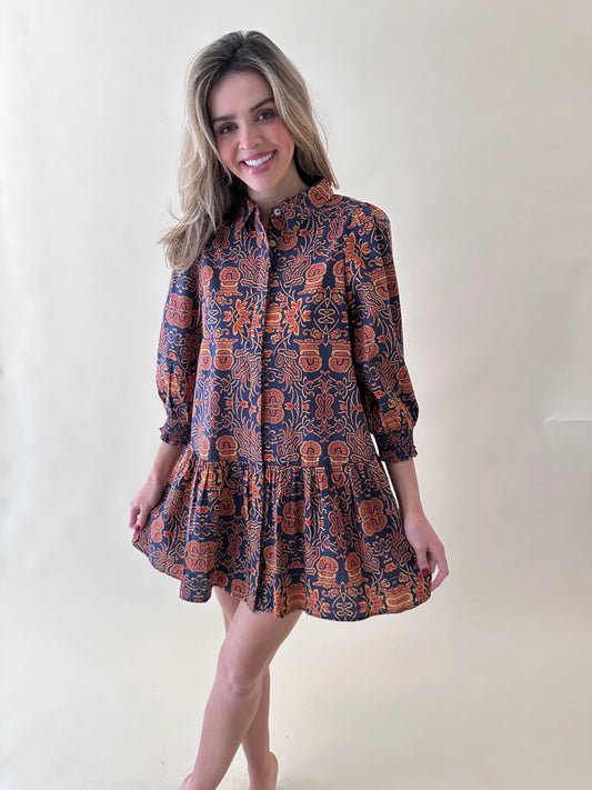 laroque banks dress mosaic
