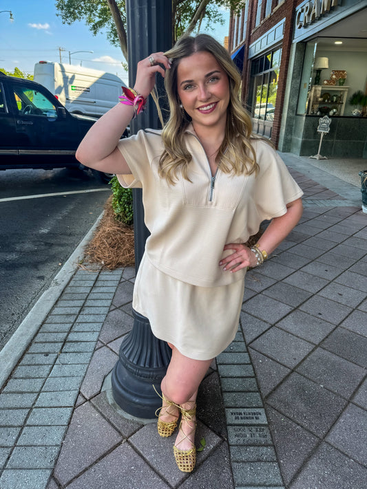 spanx french rib skort
