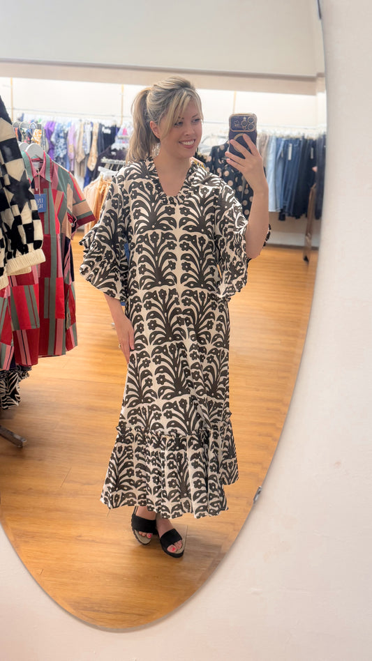 brown fitzroy and willa dress