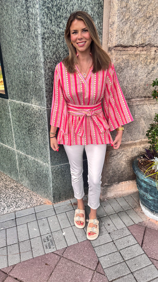 holly Shae vicky cabana stripe